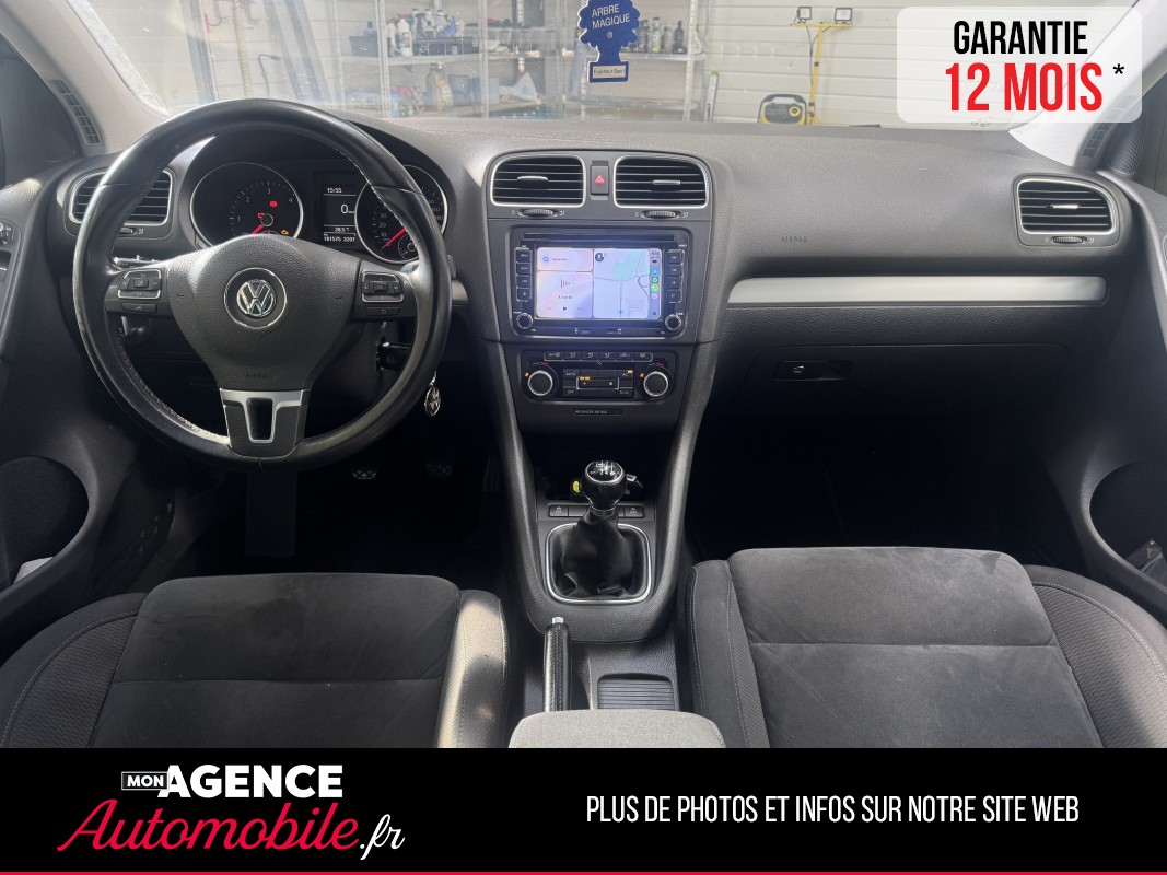 Volkswagen GOLF VI 2.0 TDI 140CH CARAT / Garantie 12 Mois