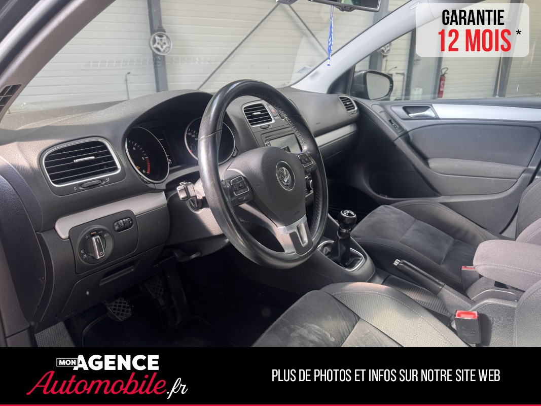 Volkswagen GOLF VI 2.0 TDI 140CH CARAT / Garantie 12 Mois