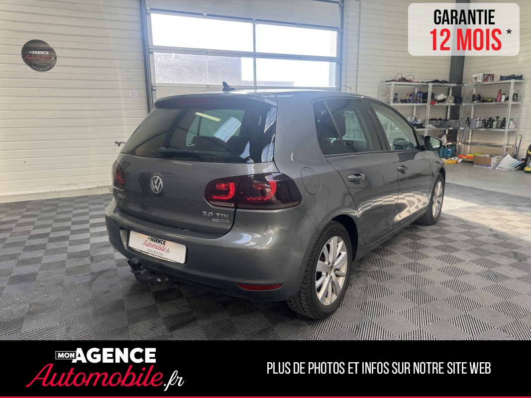 Volkswagen GOLF VI 2.0 TDI 140CH CARAT / Garantie 12 Mois