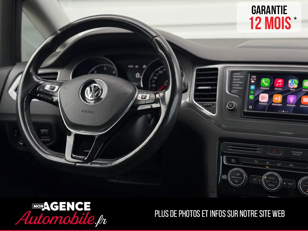 Volkswagen GOLF SPORTSVAN 1.6 TDI 110ch ALLSTAR *CARPLAY*CAMERA*RADAR AV & AR*/ GARANTIE 12 MOIS