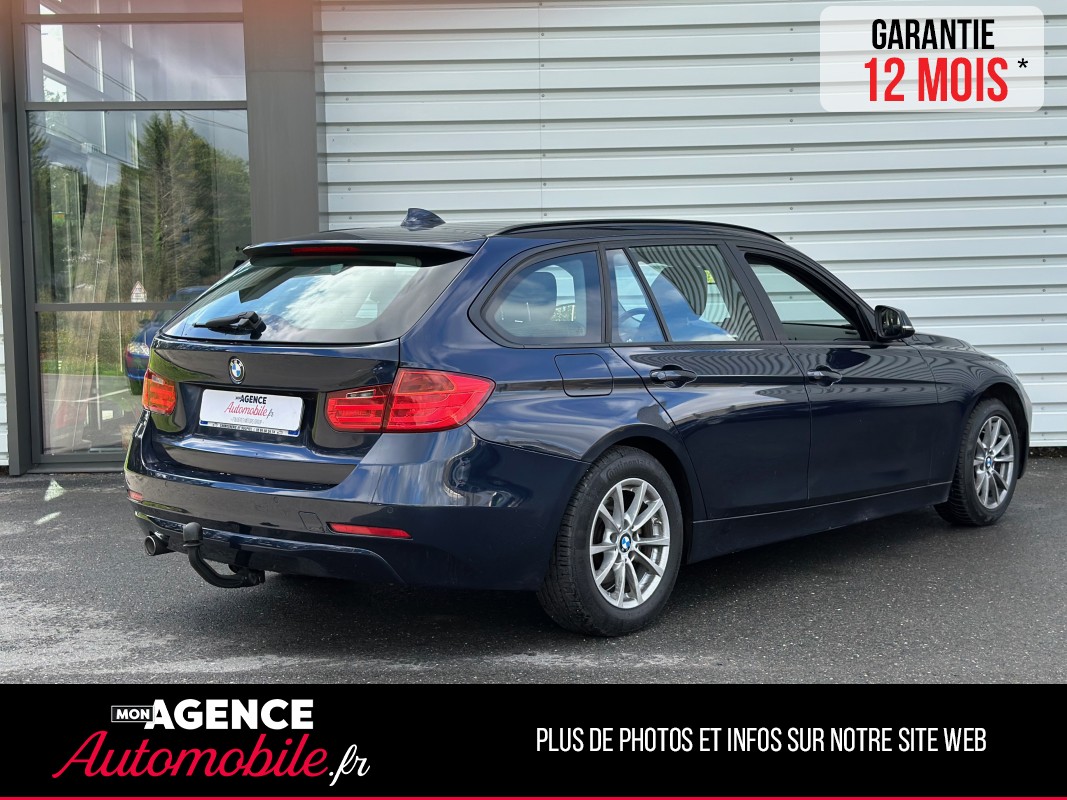 BMW SERIE 3 (F31) 318 D 143 Ch LOUNGE *Vidange Boite Auto OK*Hayon électrique*Sièges Cuir / GARANTIE 12 MOIS