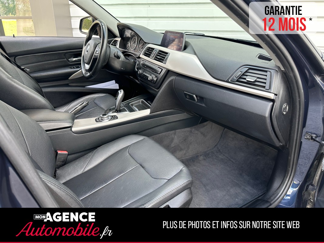 BMW SERIE 3 (F31) 318 D 143 Ch LOUNGE *Vidange Boite Auto OK*Hayon électrique*Sièges Cuir / GARANTIE 12 MOIS