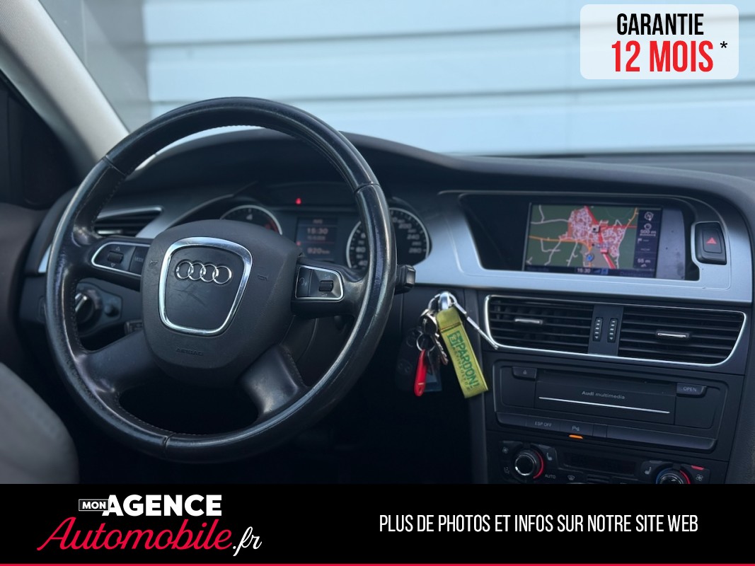 Audi A4 V6 2.7 TDI 190ch AMBITION LUXE *TOIT OUVRANT*SIEGES CHAUFFANTS ELECTRIQUES*CAMERA*RADAR AV AR*/ GARANTIE 12 MOIS