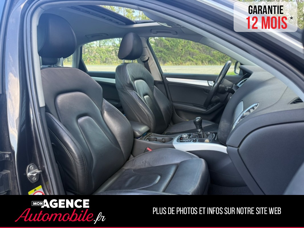 Audi A4 V6 2.7 TDI 190ch AMBITION LUXE *TOIT OUVRANT*SIEGES CHAUFFANTS ELECTRIQUES*CAMERA*RADAR AV AR*/ GARANTIE 12 MOIS