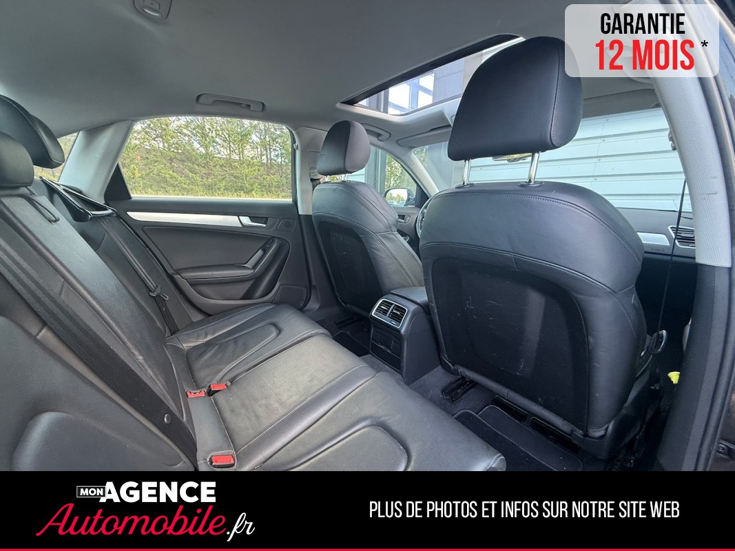 Audi A4 V6 2.7 TDI 190ch AMBITION LUXE *TOIT OUVRANT*SIEGES CHAUFFANTS ELECTRIQUES*CAMERA*RADAR AV AR*/ GARANTIE 12 MOIS