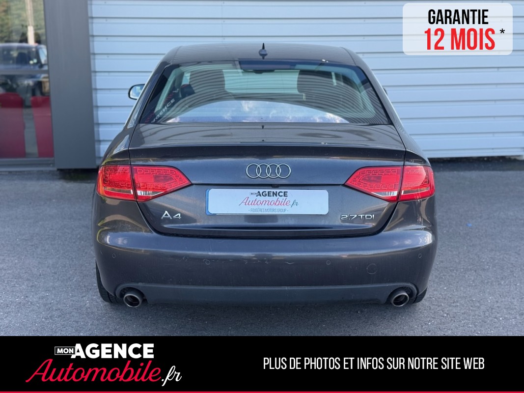Audi A4 V6 2.7 TDI 190ch AMBITION LUXE *TOIT OUVRANT*SIEGES CHAUFFANTS ELECTRIQUES*CAMERA*RADAR AV AR*/ GARANTIE 12 MOIS