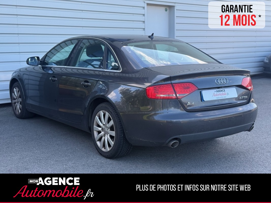 Audi A4 V6 2.7 TDI 190ch AMBITION LUXE *TOIT OUVRANT*SIEGES CHAUFFANTS ELECTRIQUES*CAMERA*RADAR AV AR*/ GARANTIE 12 MOIS