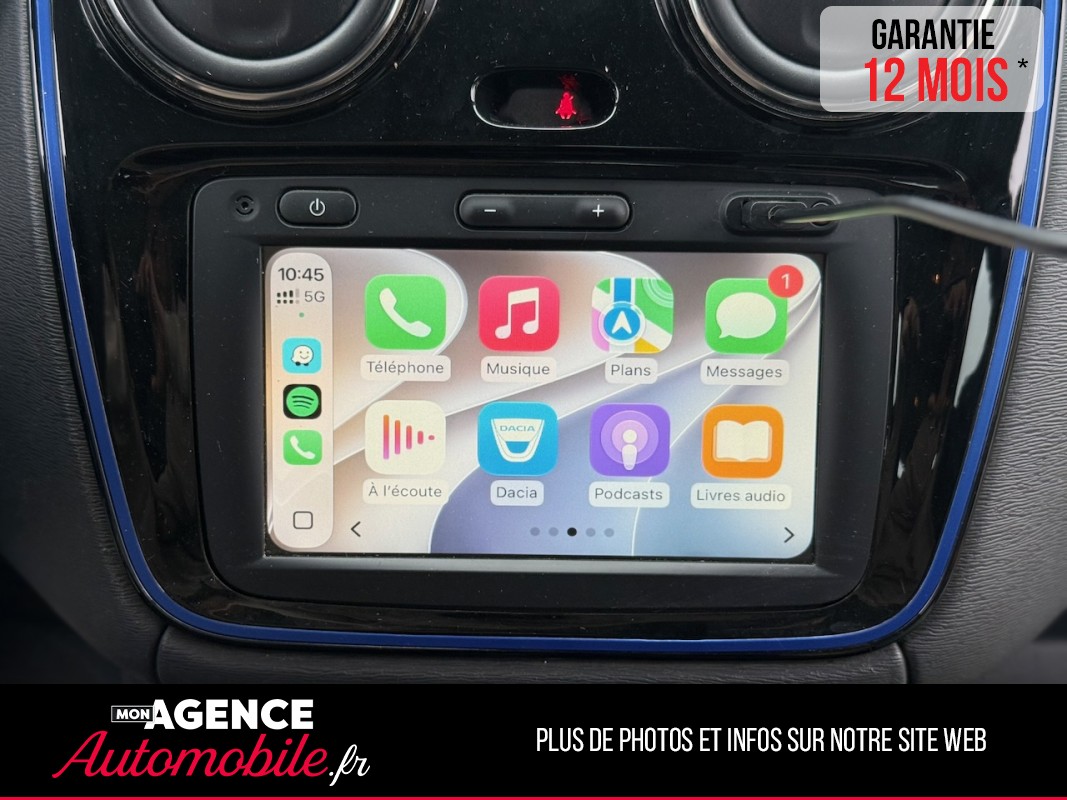 Dacia LODGY Stepway 1.5 Blue DCi 115 Ch 7 Places SERIE LIMITE 15 ANS *PREMIERE MAIN*CARPLAY*CAMERA RADAR AR*/ GARANTIE 12 MOIS