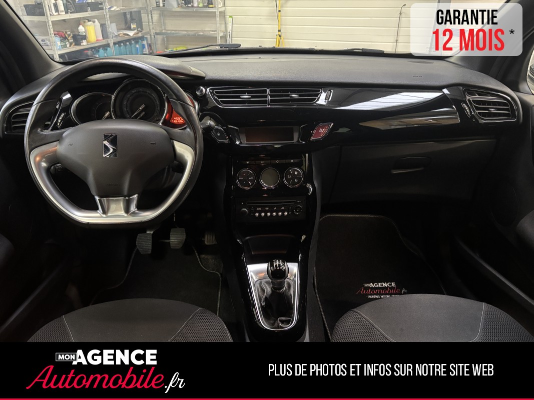 Citroën DS3 1.6 HDI 90 AIRDREAM SO CHIC / Garantie 12 Mois