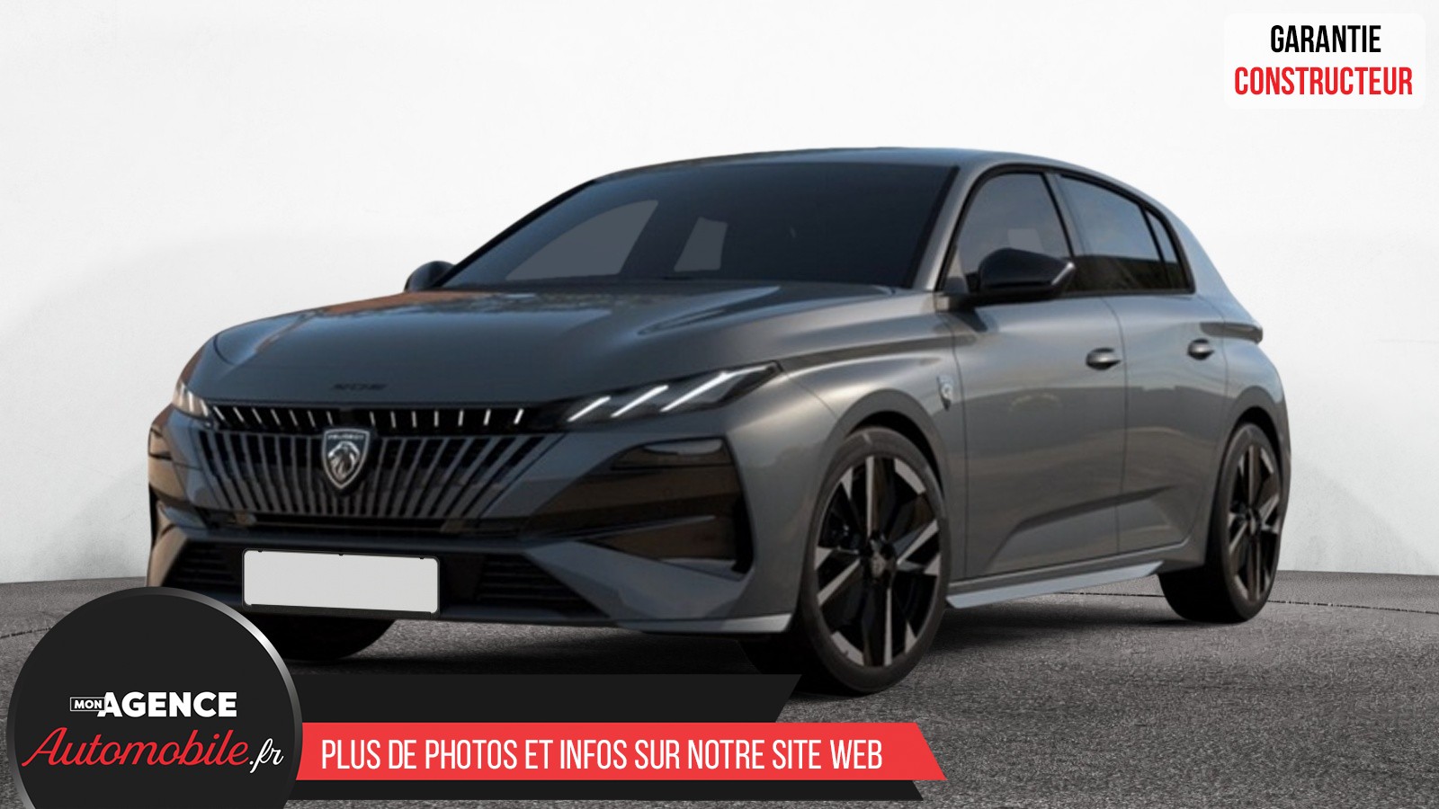 Peugeot 308 NOUVELLE HYBRID 145 BVA E-DCS6 GT +  PACK VISION 360 & DRIVE ASSIST PLUS