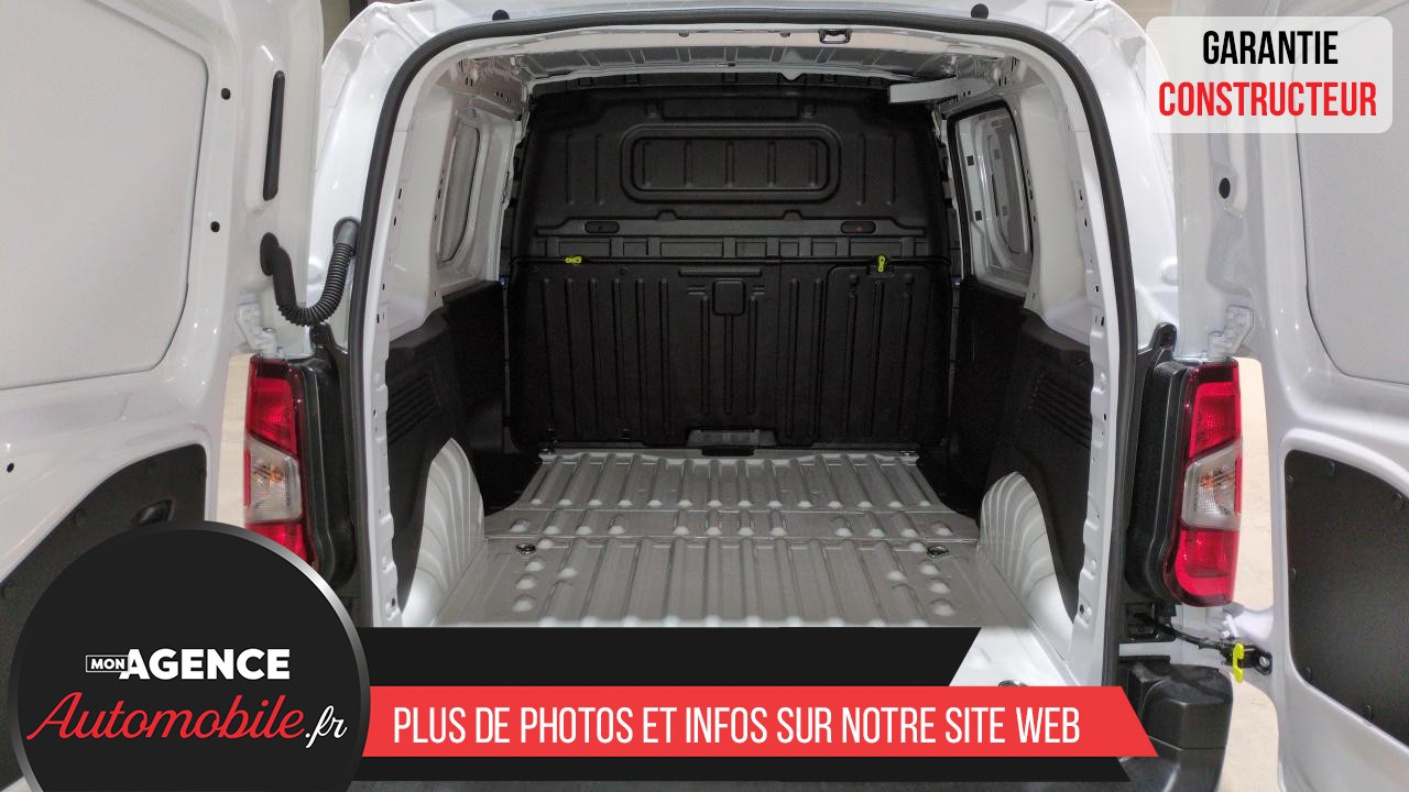 Peugeot PARTNER FOURGON M DIESEL 100 BVM6 3PL + CABINE EXTENSO + CAMERA