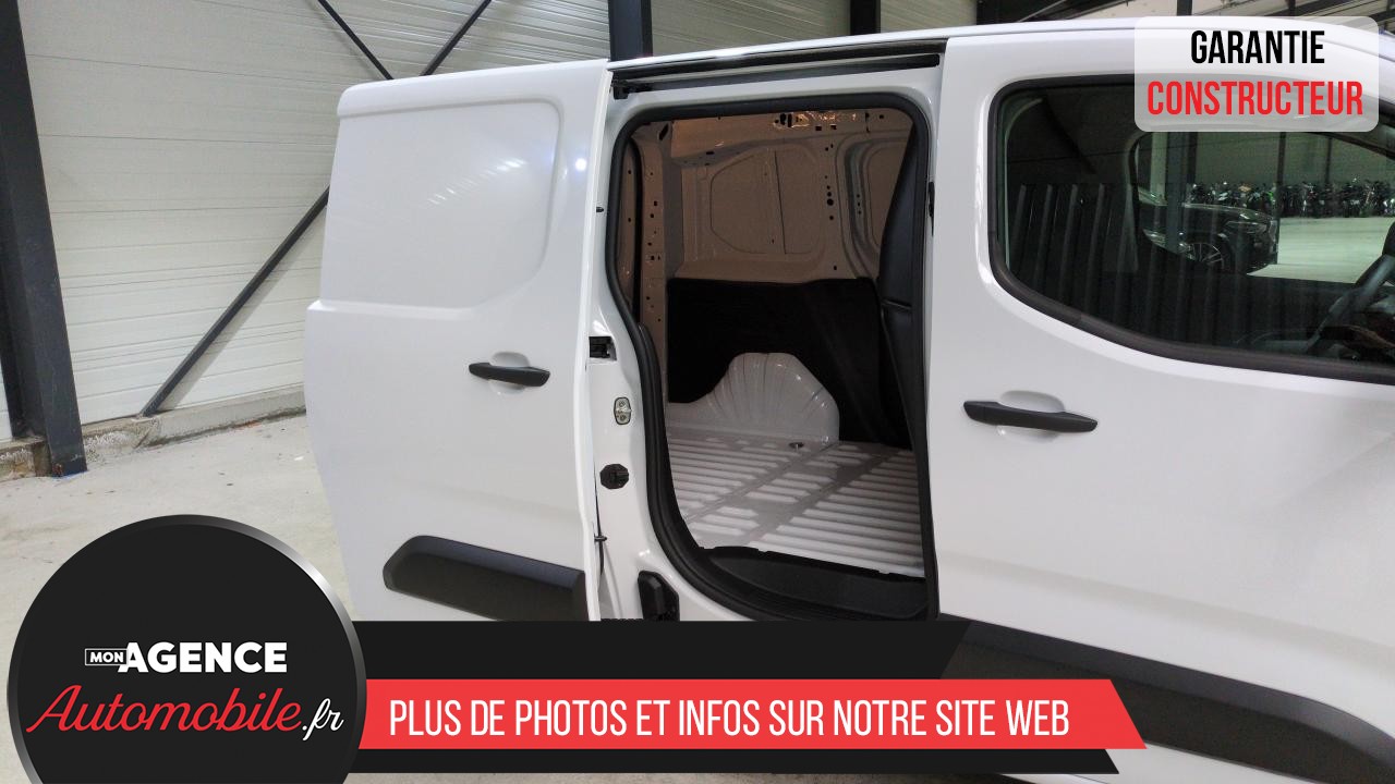 Peugeot PARTNER FOURGON M DIESEL 100 BVM6 3PL + CABINE EXTENSO + CAMERA