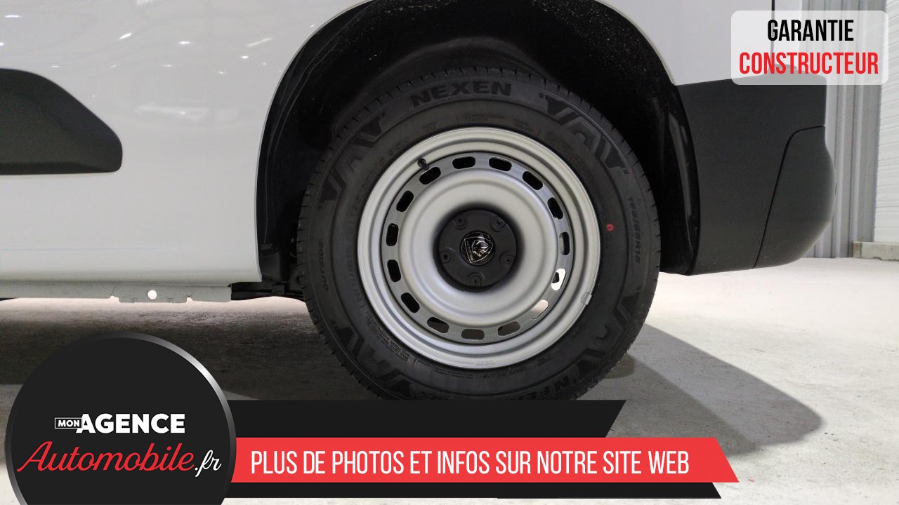 Peugeot PARTNER FOURGON M DIESEL 100 BVM6 3PL + CABINE EXTENSO + CAMERA