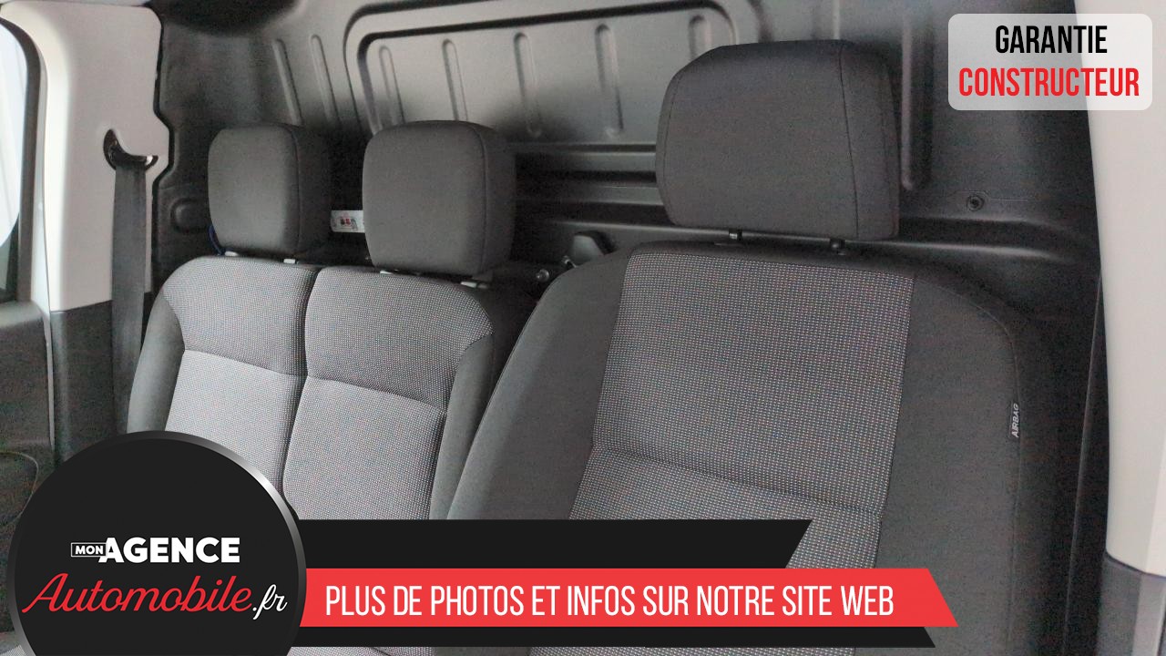 Peugeot PARTNER FOURGON M DIESEL 100 BVM6 3PL + CABINE EXTENSO + CAMERA