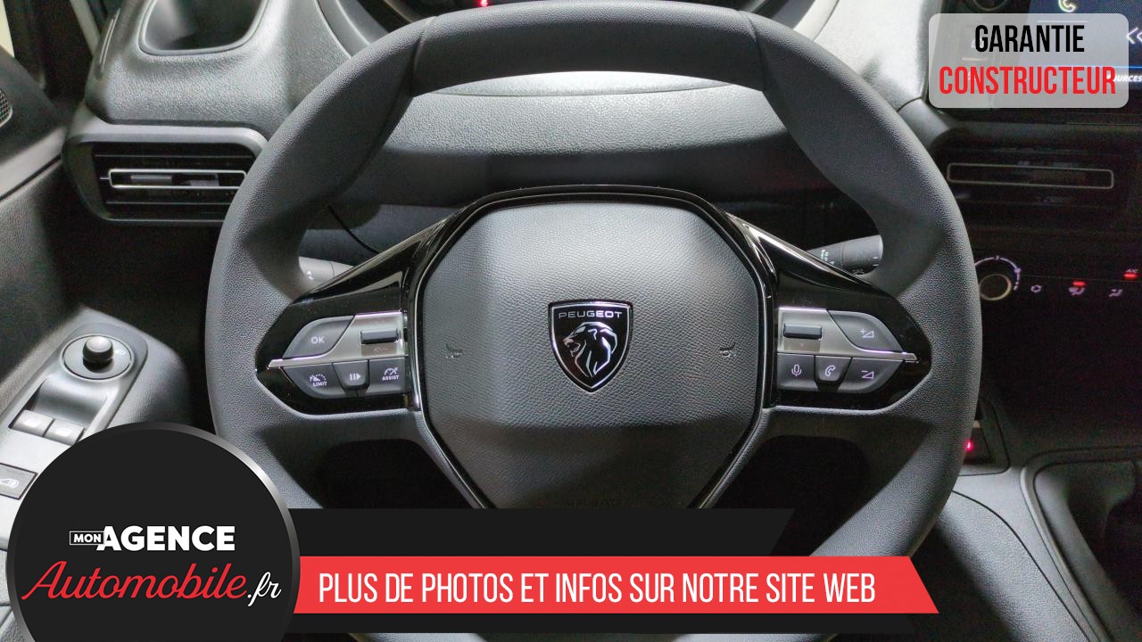 Peugeot PARTNER FOURGON M DIESEL 100 BVM6 3PL + CABINE EXTENSO + CAMERA