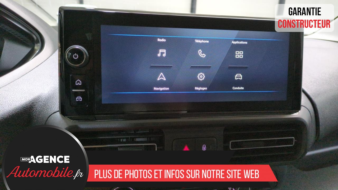 Peugeot PARTNER FOURGON M DIESEL 100 BVM6 3PL + CABINE EXTENSO + CAMERA
