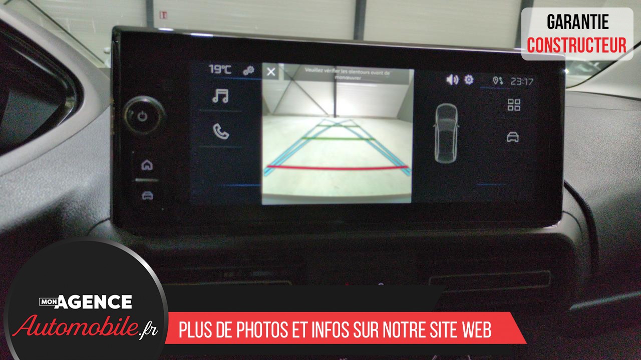 Peugeot PARTNER FOURGON M DIESEL 100 BVM6 3PL + CABINE EXTENSO + CAMERA