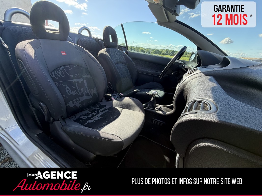 Peugeot 206cc 1.6 HDi 16V FAP 110ch QUIKSILVER BVM5