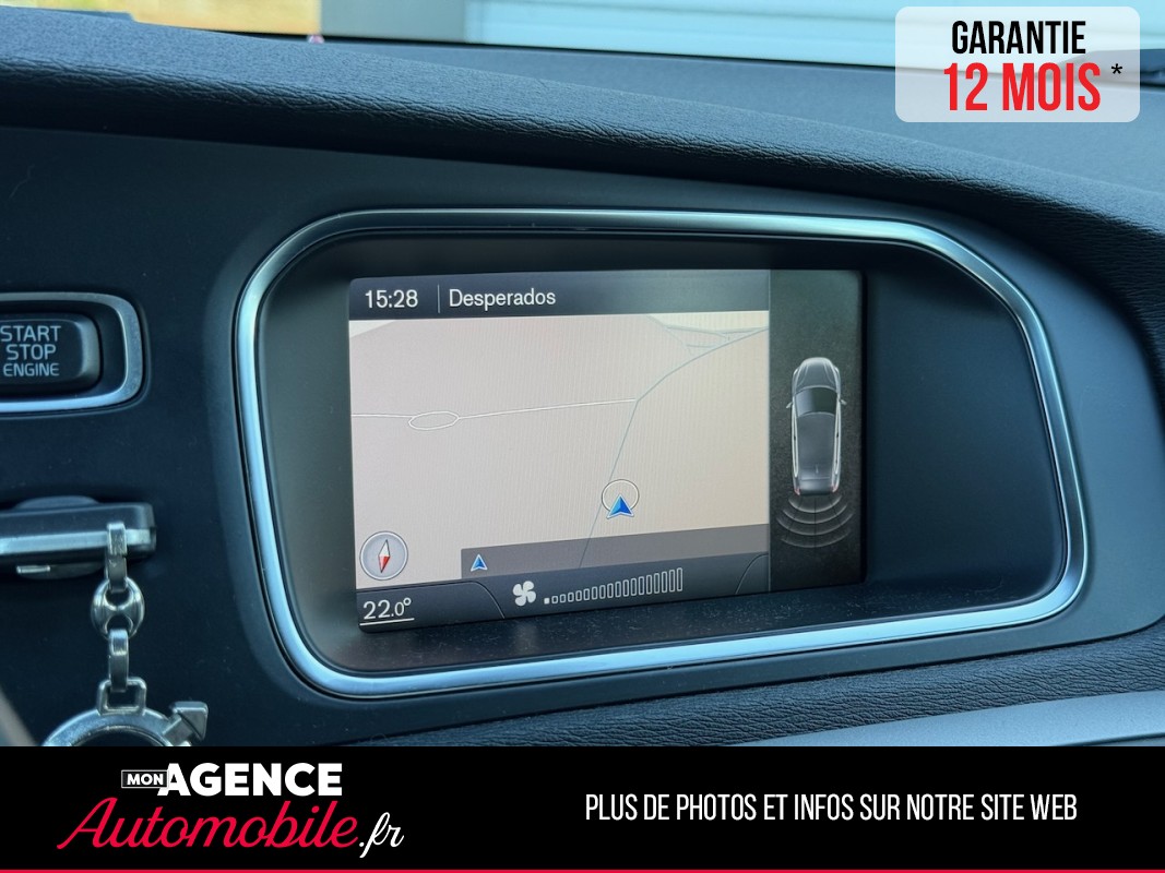Volvo V40 D2 MOMENTUM 115ch *HISTORIQUE COMPLET*ATTELAGE*FEU AUTO*RADAR AR*/ GARANTIE 12 MOIS