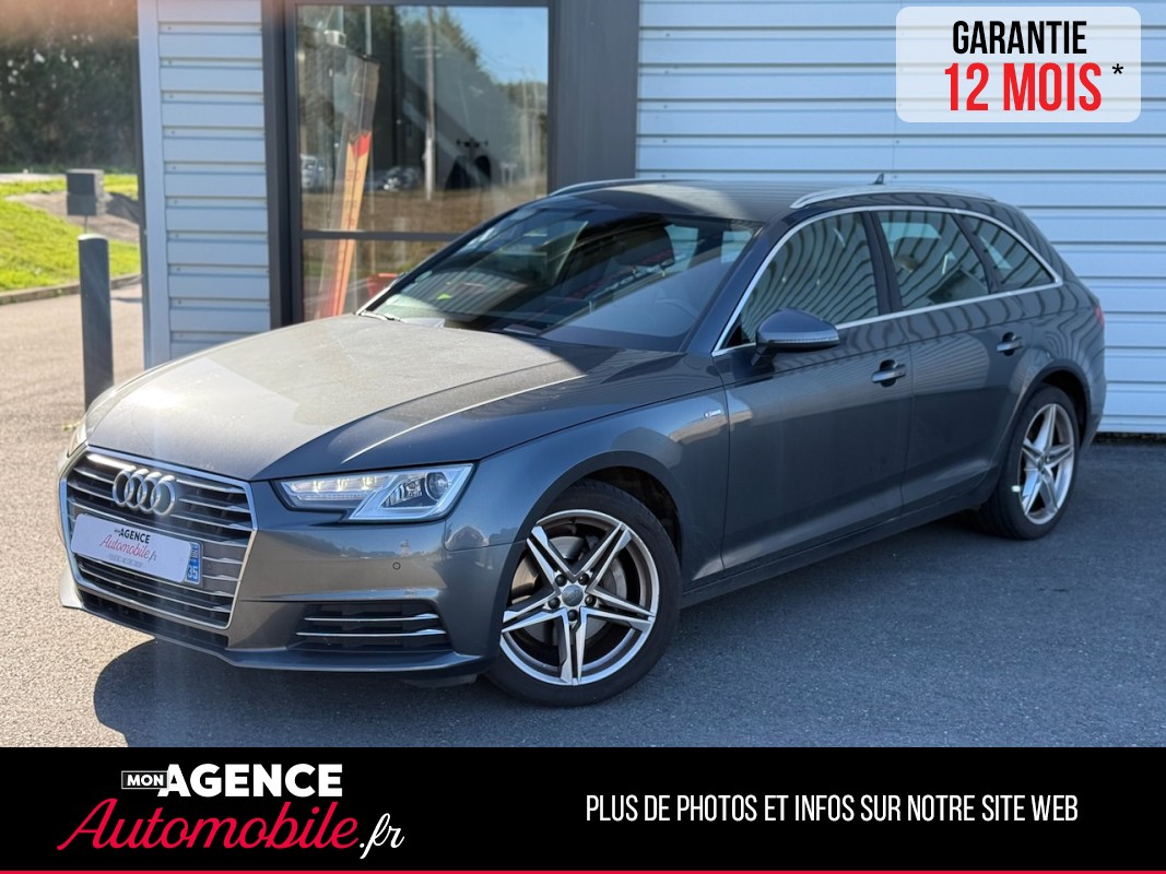Audi A4 AVANT 2.0 TDI  S-Tronic 190ch S-Line *SIEGES CUIR CHAUFFANTS*CARPLAY*CAMERA RADAR AV&AR*COFFRE ELECTRIQUE*/ GARANTIE 12 MOIS