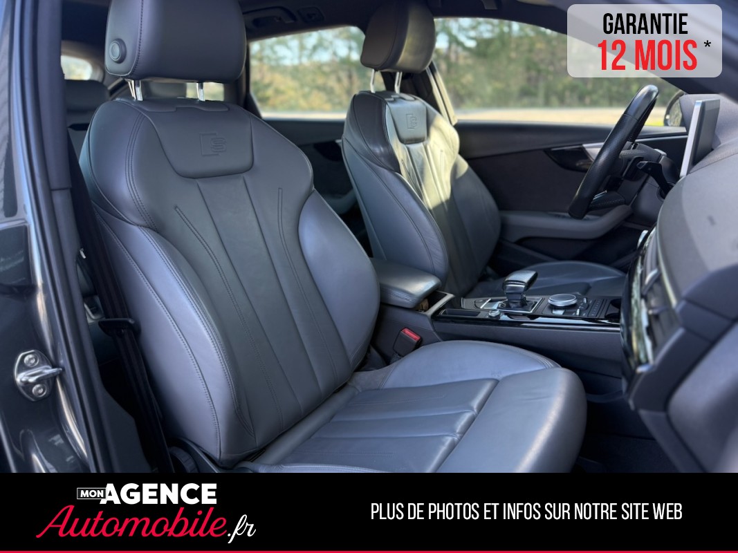Audi A4 AVANT 2.0 TDI  S-Tronic 190ch S-Line *SIEGES CUIR CHAUFFANTS*CARPLAY*CAMERA RADAR AV&AR*COFFRE ELECTRIQUE*/ GARANTIE 12 MOIS