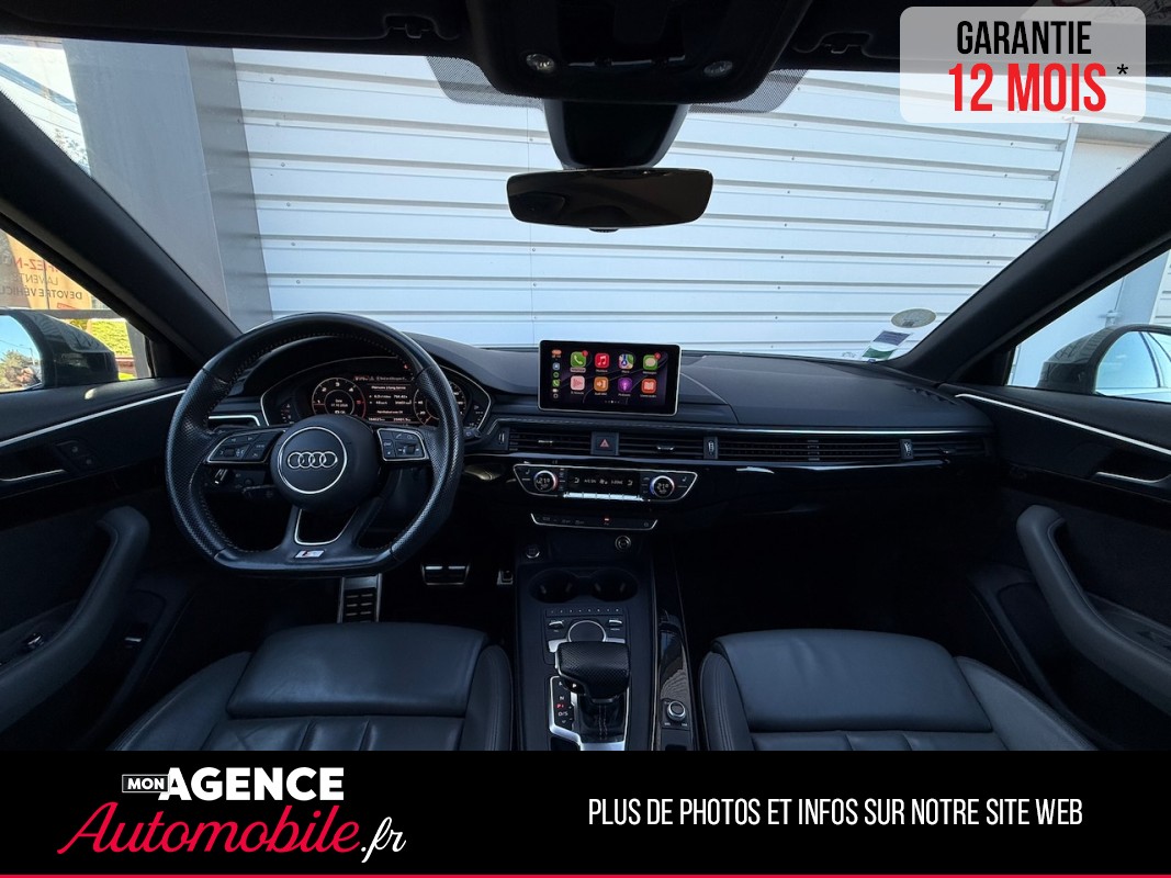 Audi A4 AVANT 2.0 TDI  S-Tronic 190ch S-Line *SIEGES CUIR CHAUFFANTS*CARPLAY*CAMERA RADAR AV&AR*COFFRE ELECTRIQUE*/ GARANTIE 12 MOIS