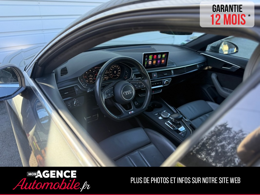 Audi A4 AVANT 2.0 TDI  S-Tronic 190ch S-Line *SIEGES CUIR CHAUFFANTS*CARPLAY*CAMERA RADAR AV&AR*COFFRE ELECTRIQUE*/ GARANTIE 12 MOIS