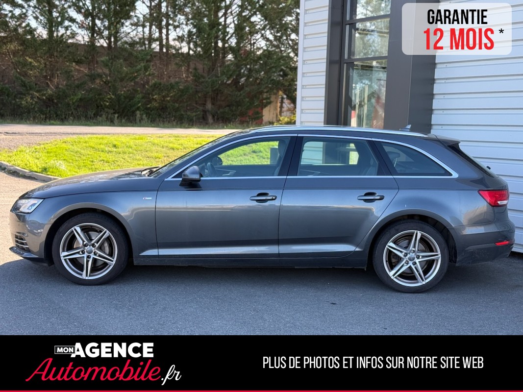 Audi A4 AVANT 2.0 TDI  S-Tronic 190ch S-Line *SIEGES CUIR CHAUFFANTS*CARPLAY*CAMERA RADAR AV&AR*COFFRE ELECTRIQUE*/ GARANTIE 12 MOIS