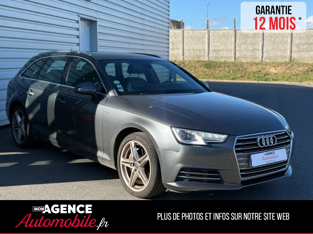 Audi A4 AVANT 2.0 TDI  S-Tronic 190ch S-Line *SIEGES CUIR CHAUFFANTS*CARPLAY*CAMERA RADAR AV&AR*COFFRE ELECTRIQUE*/ GARANTIE 12 MOIS