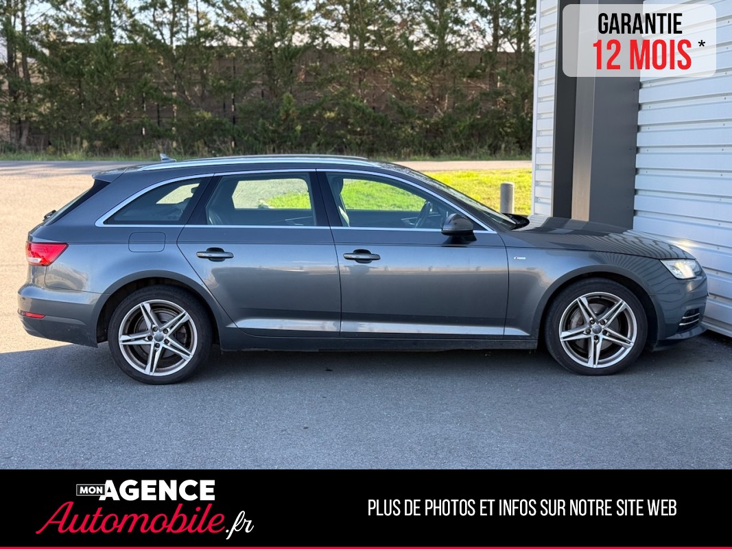 Audi A4 AVANT 2.0 TDI  S-Tronic 190ch S-Line *SIEGES CUIR CHAUFFANTS*CARPLAY*CAMERA RADAR AV&AR*COFFRE ELECTRIQUE*/ GARANTIE 12 MOIS