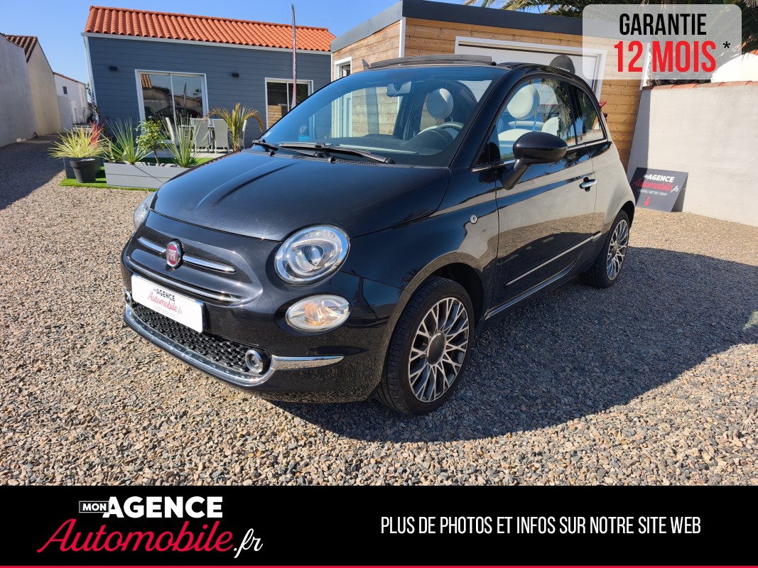 Fiat 500 1.2 8V 69 STAR DUALOGIC CABRIOLET " Peu De Km" / Garantie 12 Mois