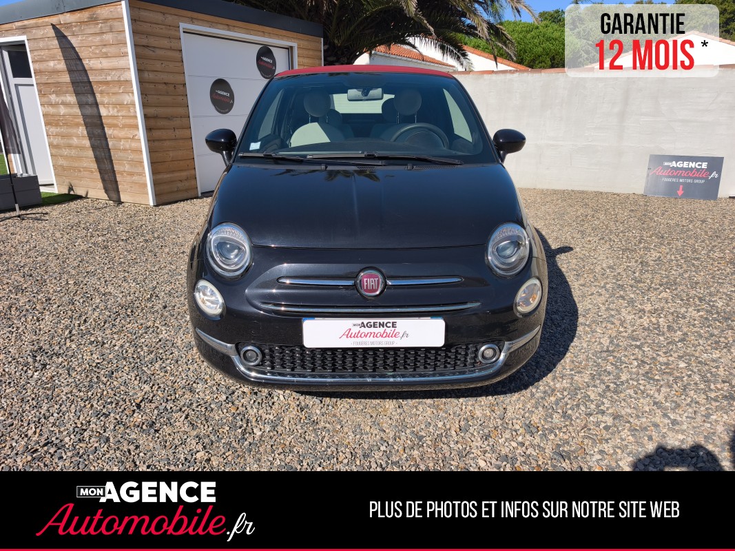 Fiat 500 1.2 8V 69 STAR DUALOGIC CABRIOLET " Peu De Km" / Garantie 12 Mois