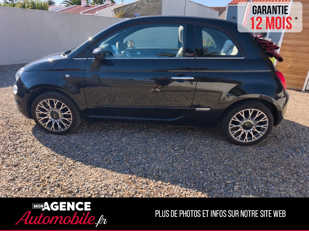 Fiat 500 1.2 8V 69 STAR DUALOGIC CABRIOLET " Peu De Km" / Garantie 12 Mois