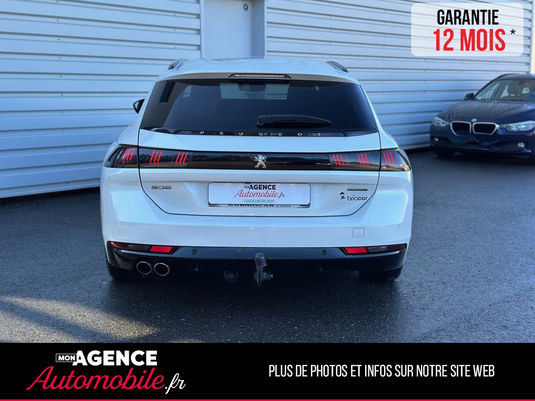 Peugeot 508 SW GT-Line 2.0 BLUE HDI 160 Ch  EAT 8 *Sono FOCAL*Entretien Constructeur OK*Attelage Amovible / GARANTIE 12 MOIS