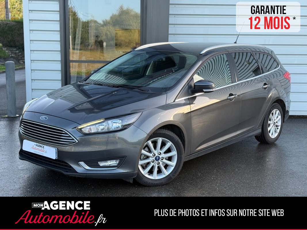 Ford FOCUS SW 1.5 ECOBOOST 150ch TITANIUM *BOITE AUTO*KIT DISTRIBUTION 2026*CAMERA*FEUX AUTO* / GARANTIE 12 MOIS