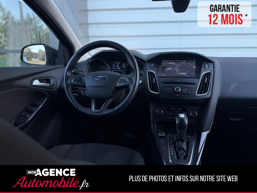 Ford FOCUS SW 1.5 ECOBOOST 150ch TITANIUM *BOITE AUTO*KIT DISTRIBUTION 2026*CAMERA*FEUX AUTO* / GARANTIE 12 MOIS