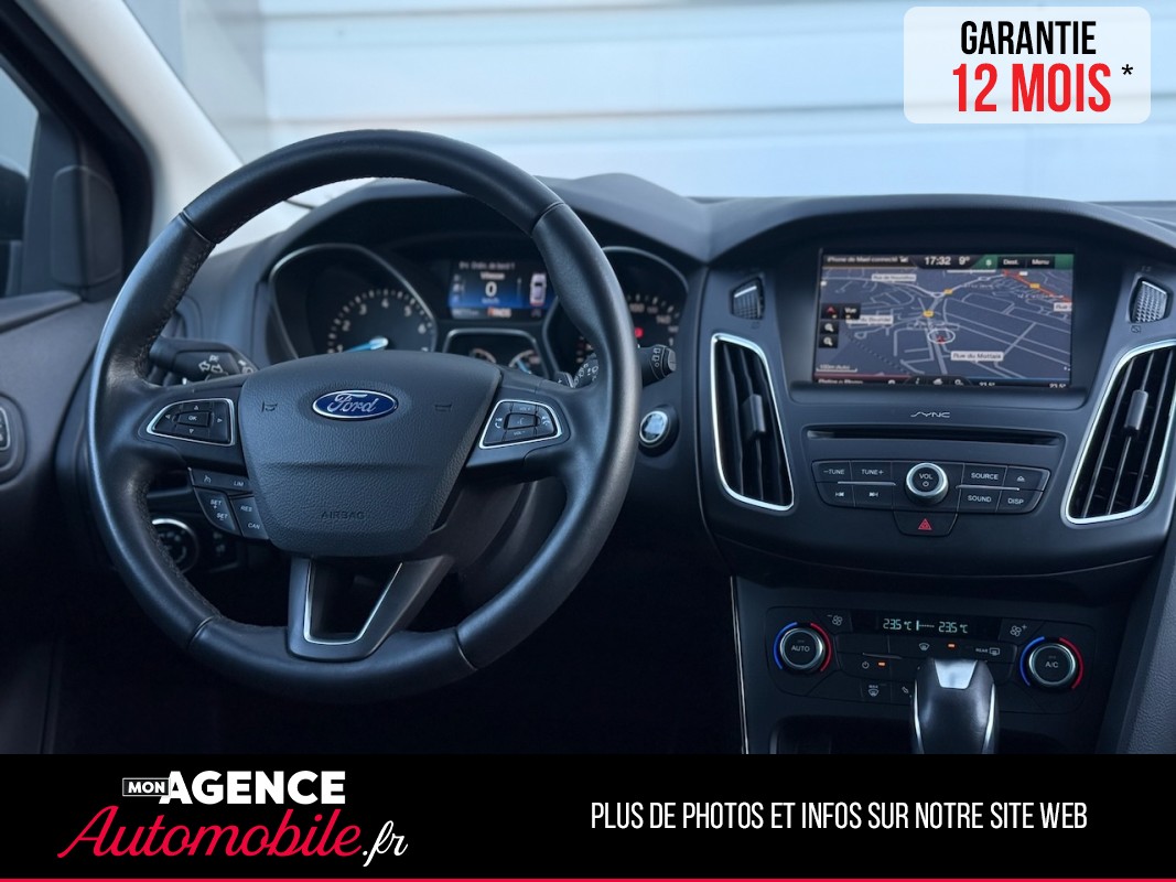 Ford FOCUS SW 1.5 ECOBOOST 150ch TITANIUM *BOITE AUTO*KIT DISTRIBUTION 2026*CAMERA*FEUX AUTO* / GARANTIE 12 MOIS