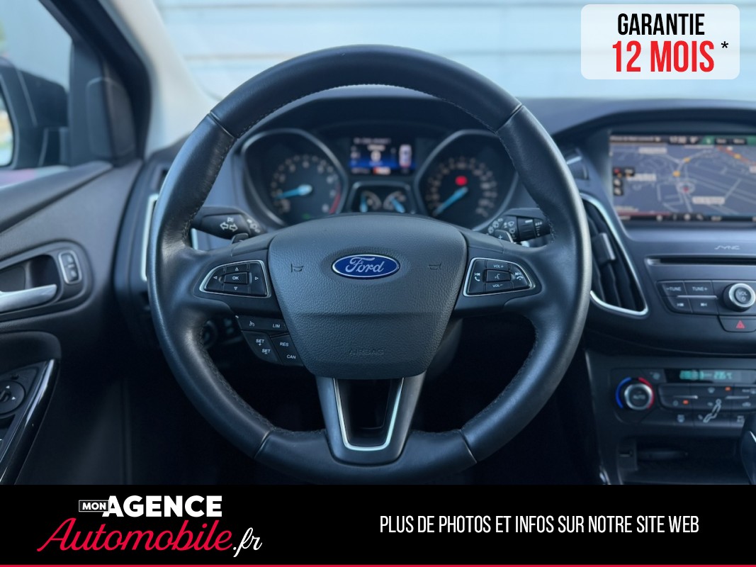 Ford FOCUS SW 1.5 ECOBOOST 150ch TITANIUM *BOITE AUTO*KIT DISTRIBUTION 2026*CAMERA*FEUX AUTO* / GARANTIE 12 MOIS