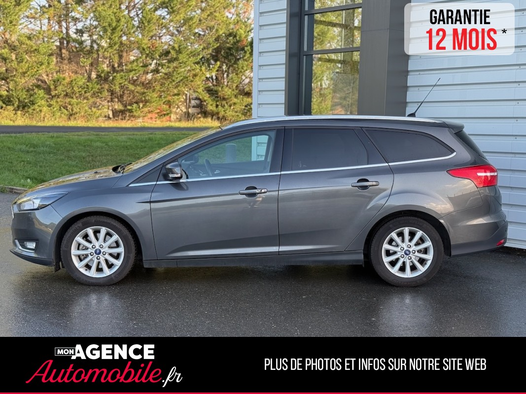 Ford FOCUS SW 1.5 ECOBOOST 150ch TITANIUM *BOITE AUTO*KIT DISTRIBUTION 2026*CAMERA*FEUX AUTO* / GARANTIE 12 MOIS