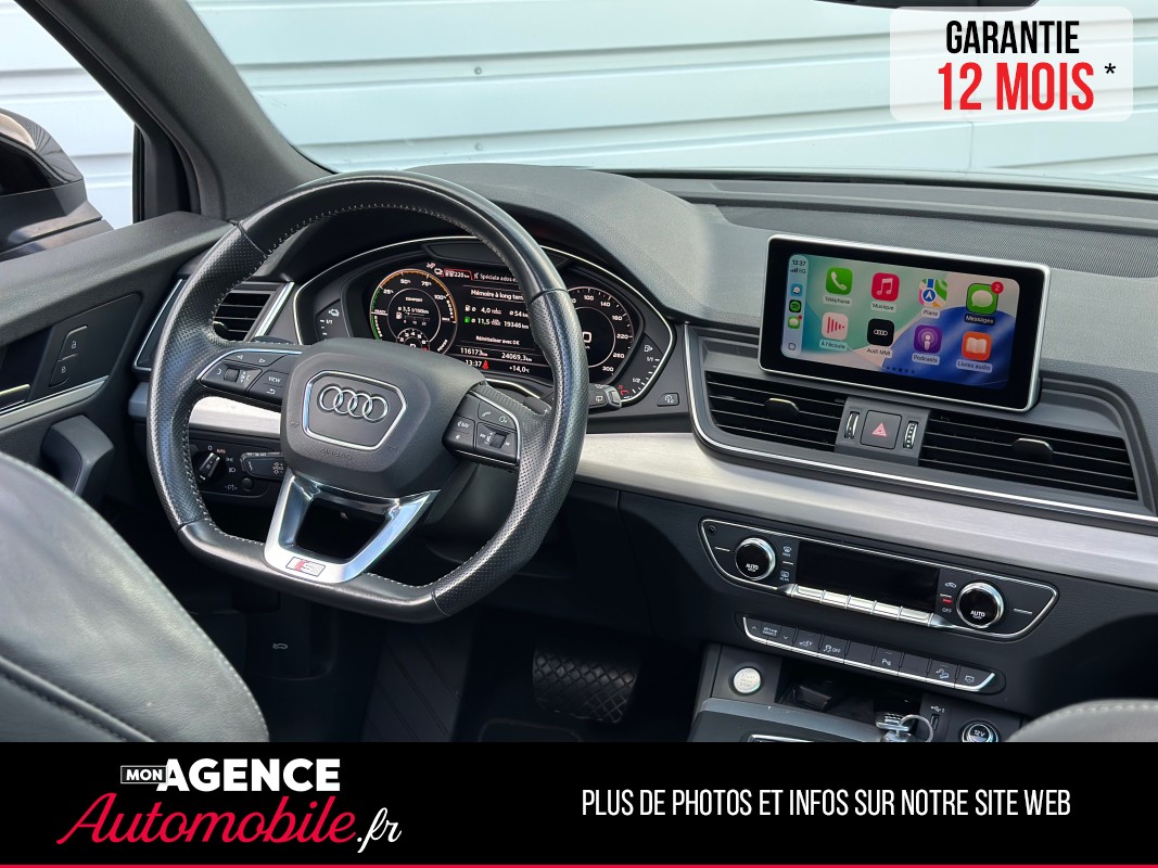 Audi Q5 55 TFSI E 367 Ch QUATTRO *Entretien 100% AUDI*Carplay*Toit Pano*Volant Meplat / GARANTIE 12 MOIS