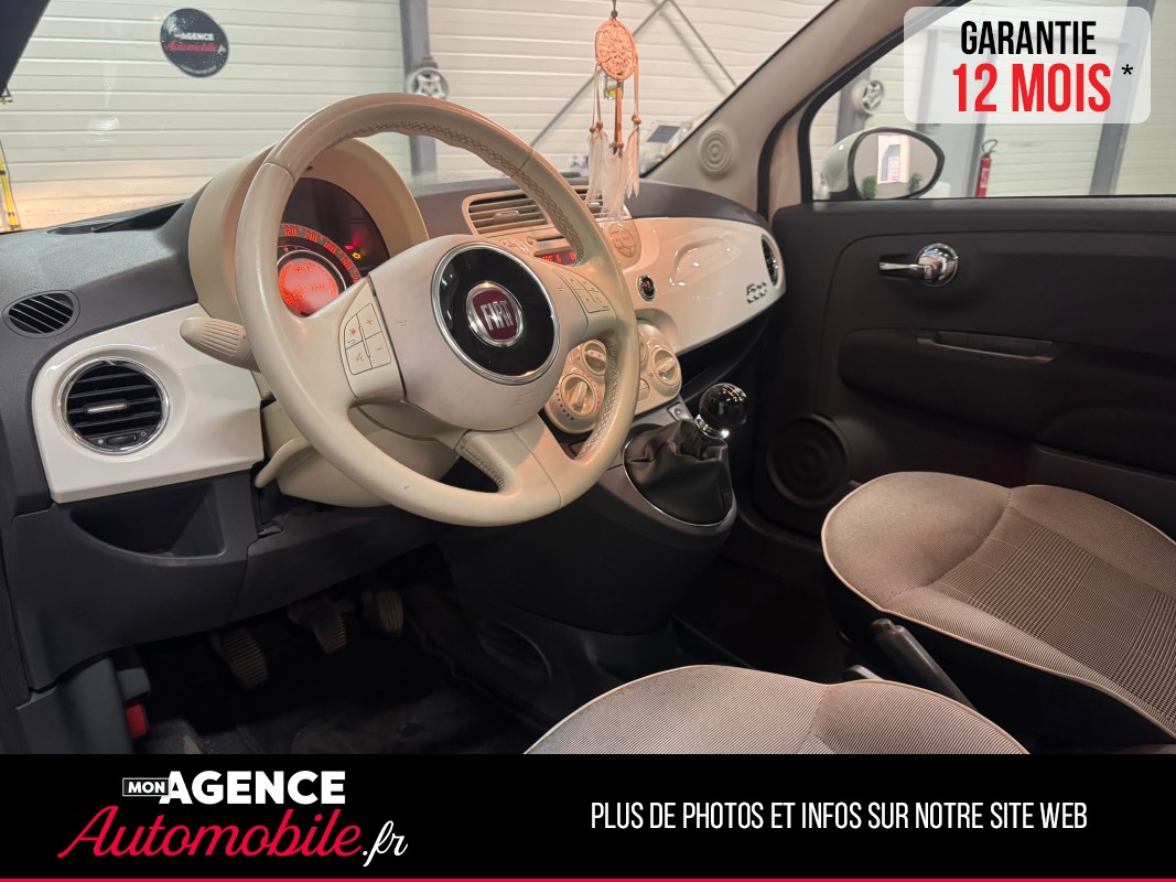 Fiat 500 1.2 69 CH LOUNGE / Garantie 12 Mois