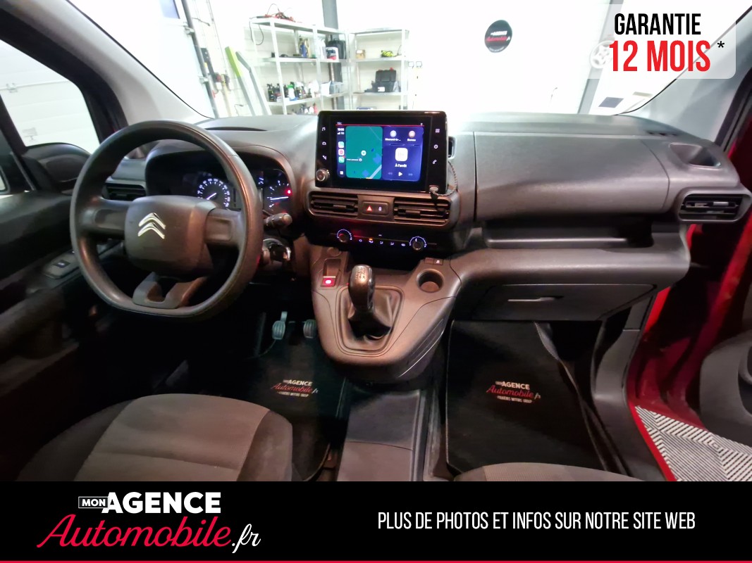 Citroën BERLINGO M 650KG 1.6 BLUE HDI 100 CH CLUB / Garantie 12 Mois